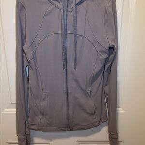 Lululemon Gray Zip-Up Hoodie
